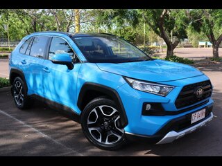 2021  Toyota RAV4 Edge AWD Wagon (Eclectic Blue) Used Car Thumbnail