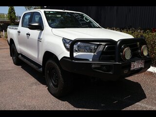 2021  Toyota Hilux SR Double Cab Utility (Glacier White) Used Car Thumbnail